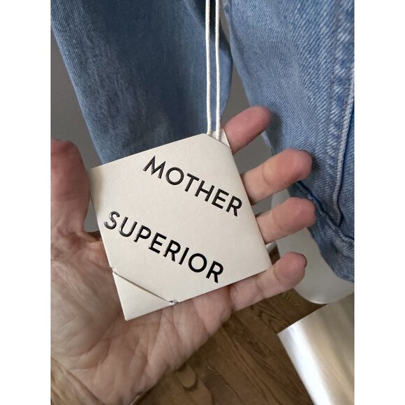 NWT MOTHER The Duo Short Denim Jacket XS - Picture 8 of 12